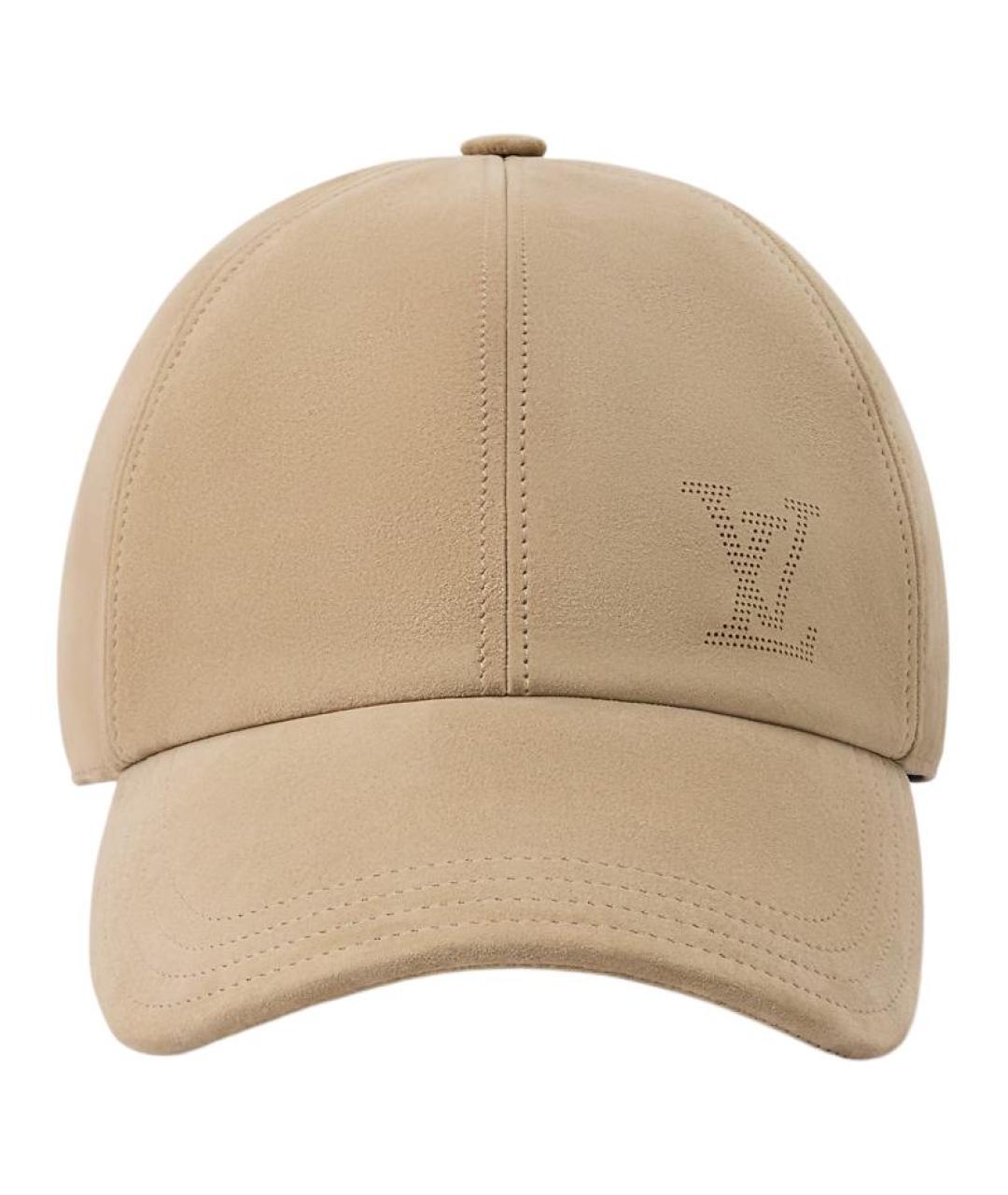 LOUIS VUITTON Бежевая кепка/бейсболка, фото 2