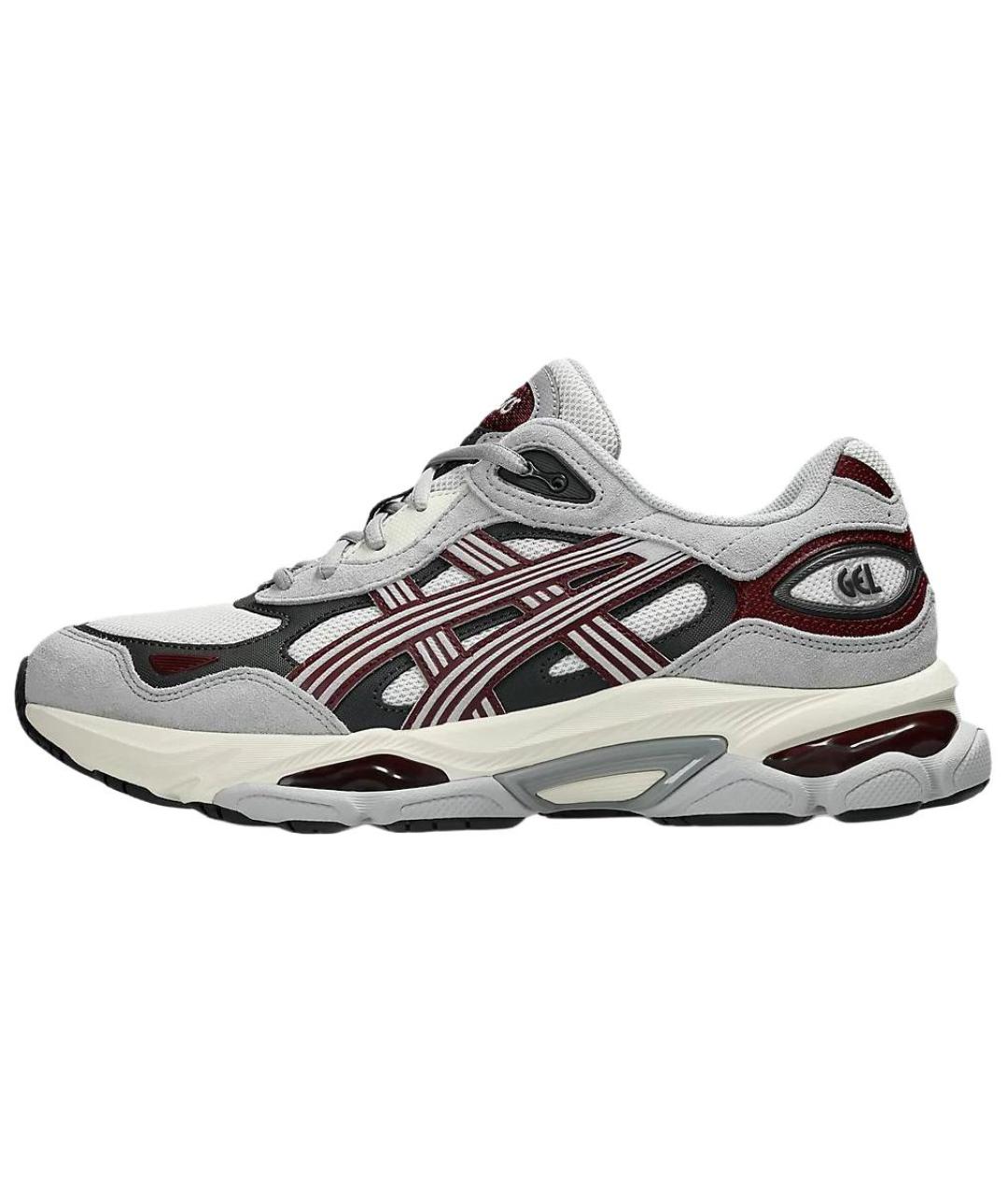 ASICS Серые замшевые кроссовки, фото 2