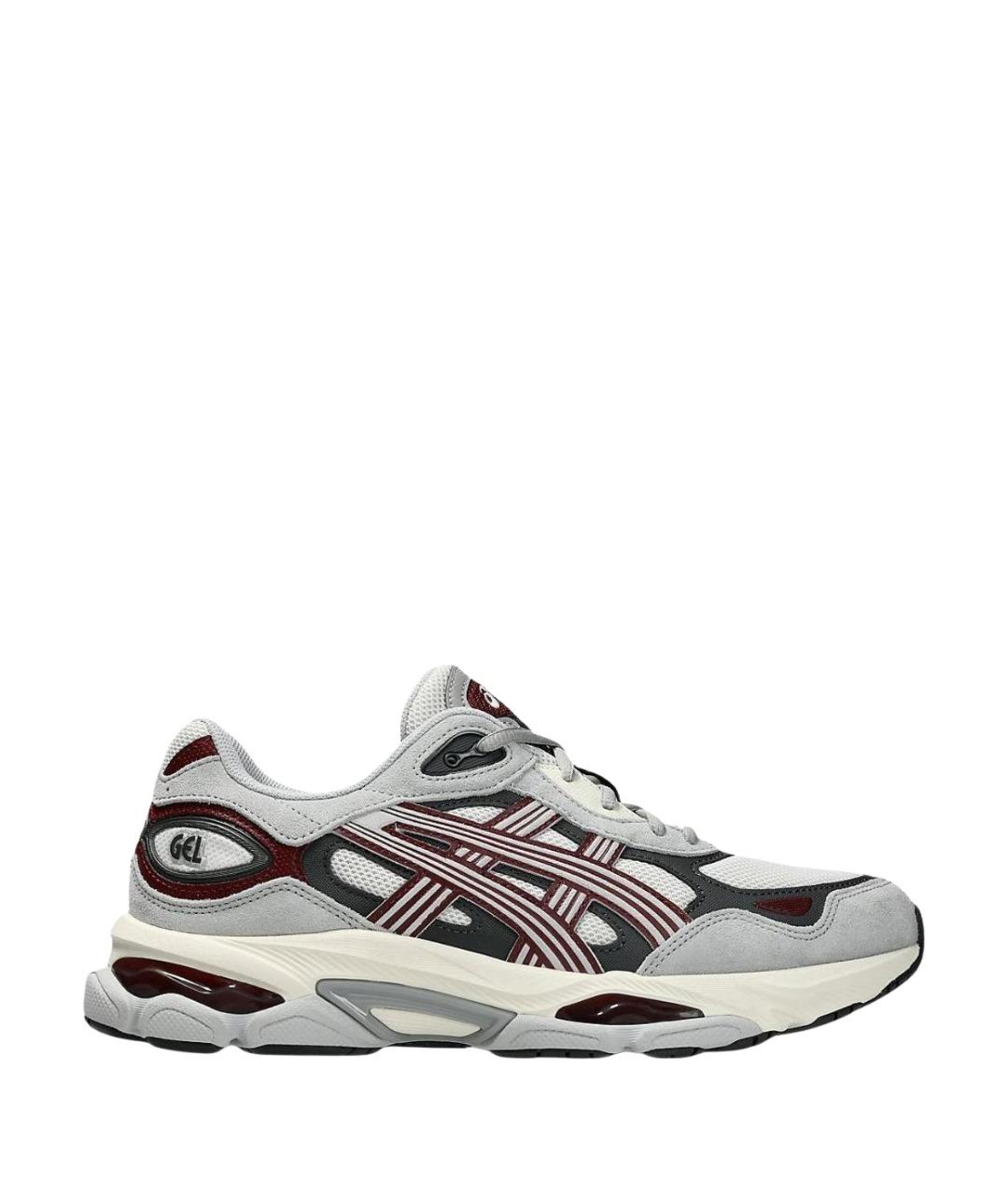 ASICS Серые замшевые кроссовки, фото 1