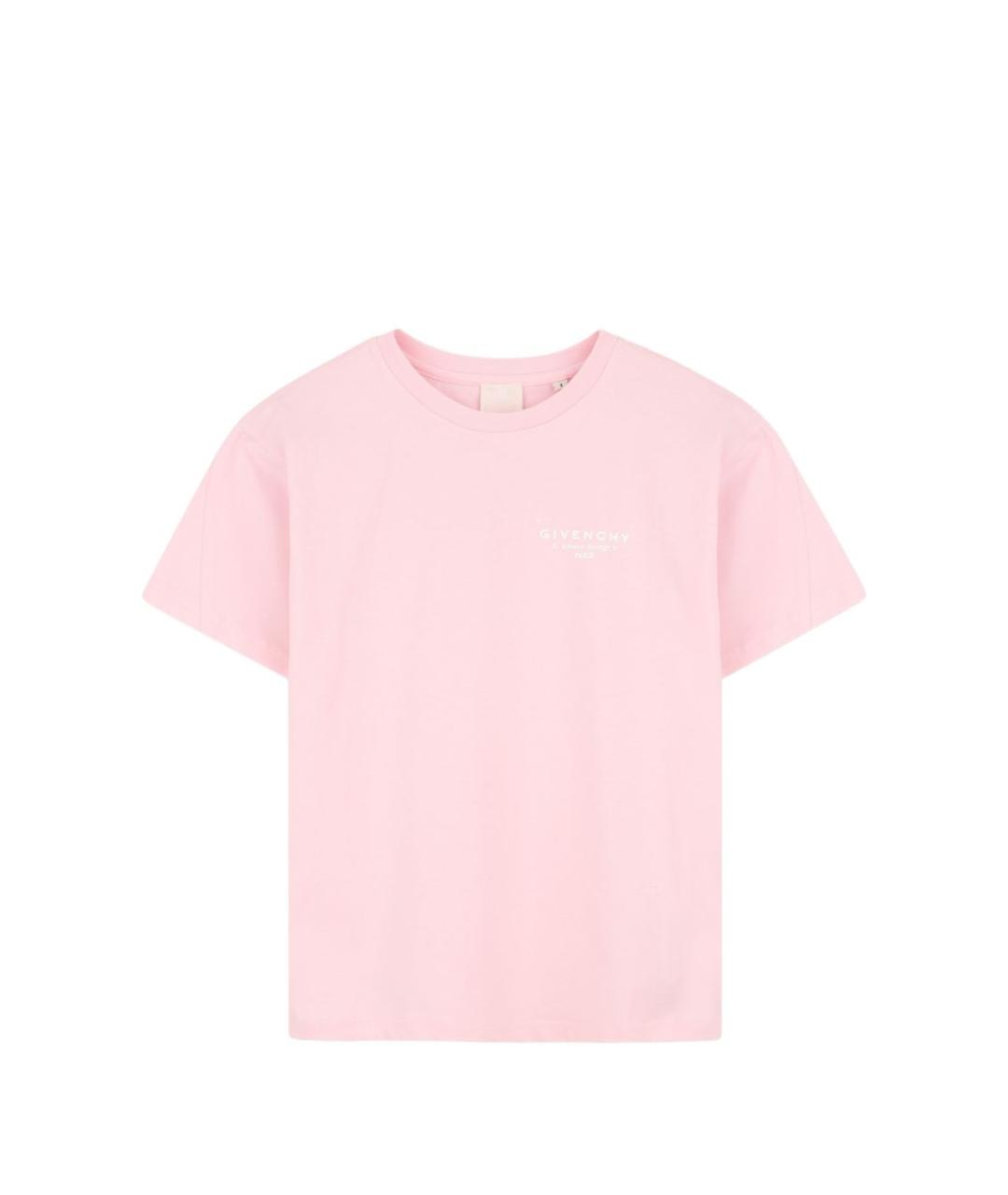 GIVENCHY Розовая хлопковая детская футболка, фото 1