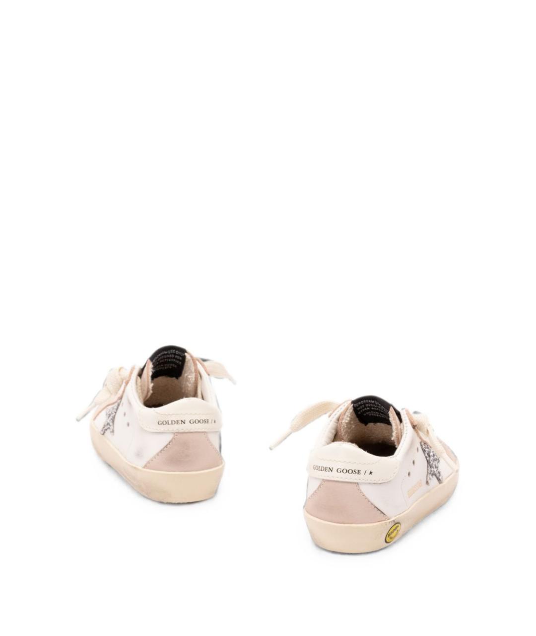 GOLDEN GOOSE Бежевые кожаные кеды, фото 4