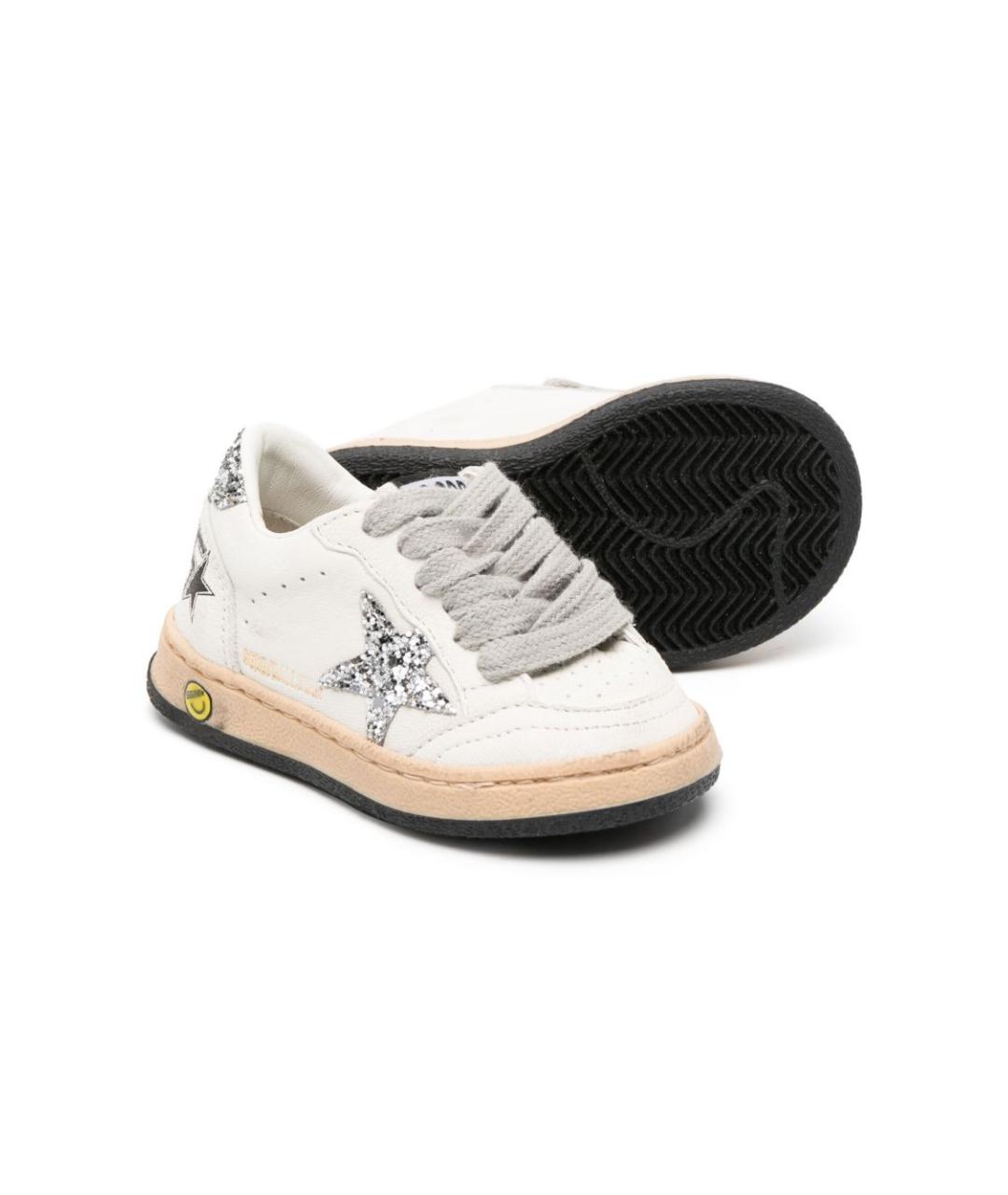 GOLDEN GOOSE Белые кожаные кеды, фото 5