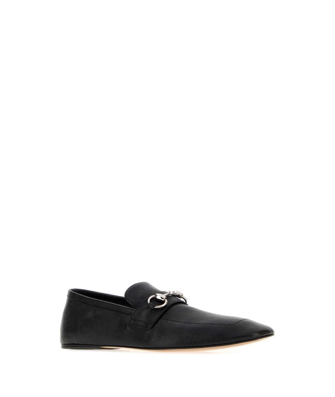 GUCCI Черные кожаные лоферы, фото 2