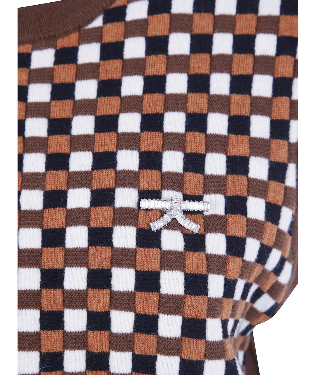 GOLDEN GOOSE Коричневая шерстяная жилетка, фото 3