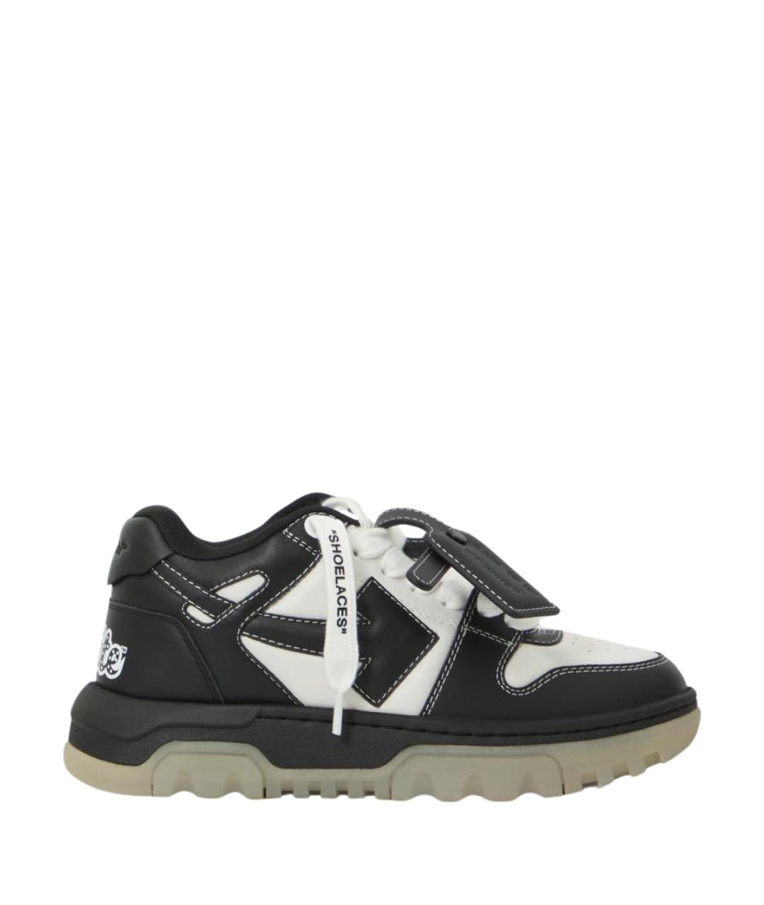 OFF-WHITE Мульти кожаные низкие кроссовки / кеды, фото 1