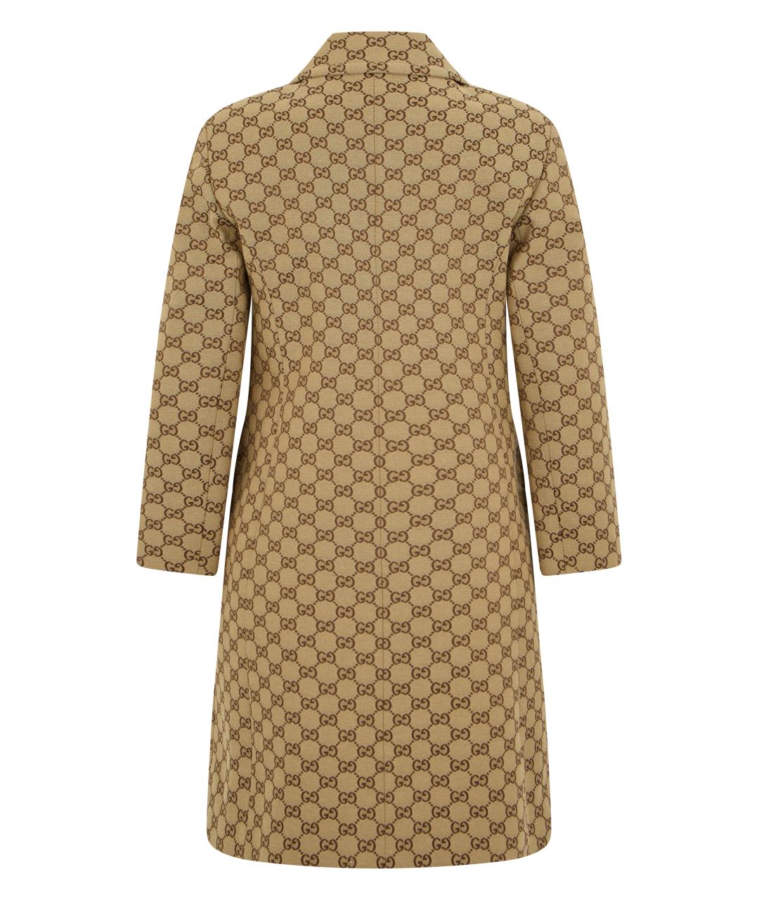 GUCCI Бежевое хлопковое пальто, фото 2