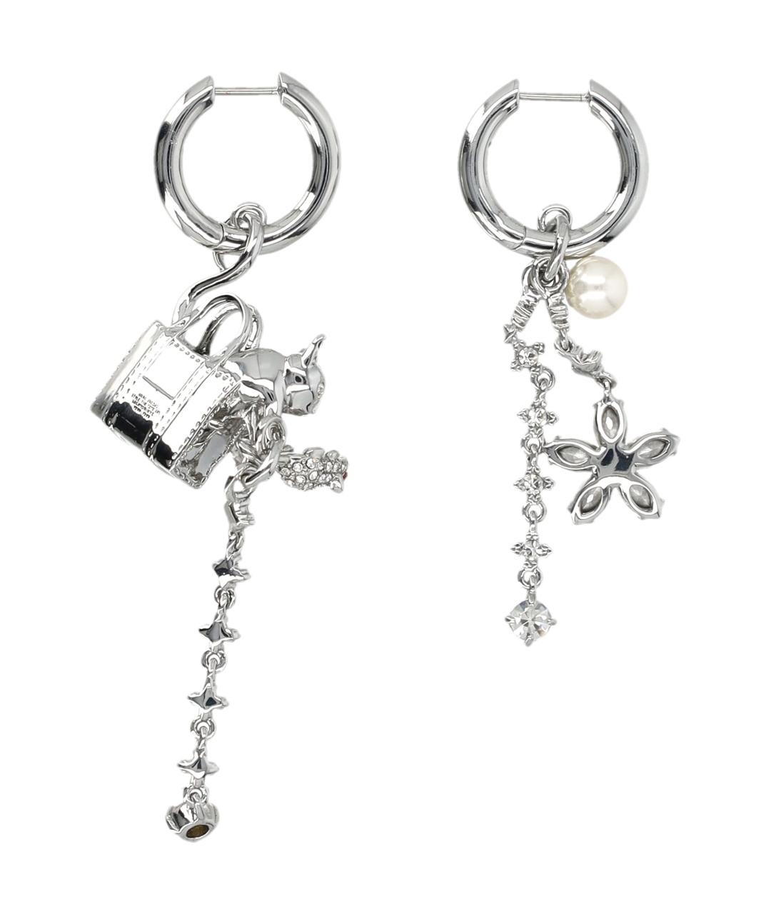 MARC JACOBS Серебряные металлические серьги, фото 2