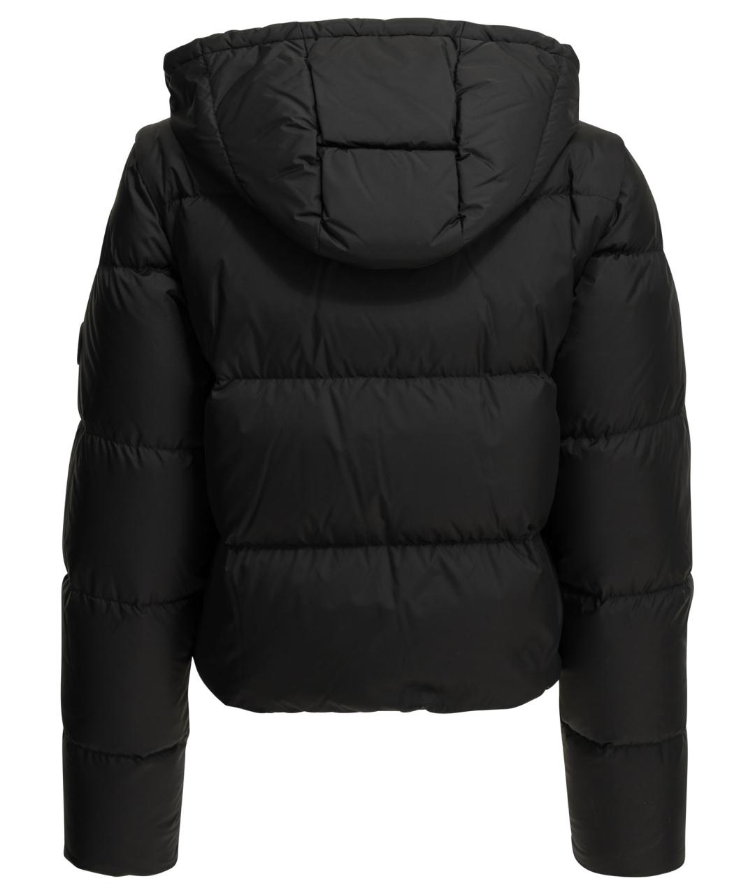 BURBERRY Черный полиамидовый пуховик, фото 2