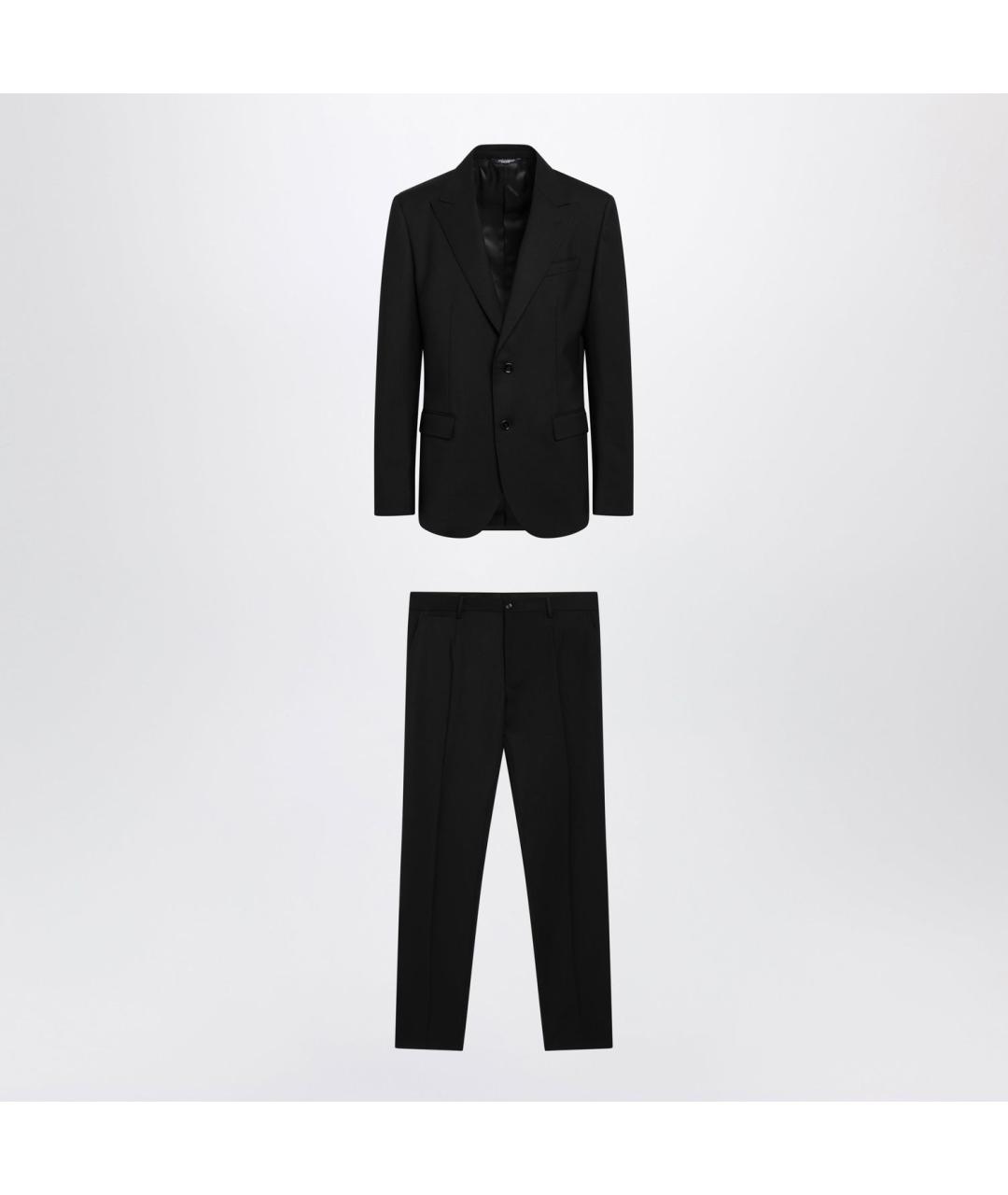 DOLCE&GABBANA Черный классический костюм, фото 3