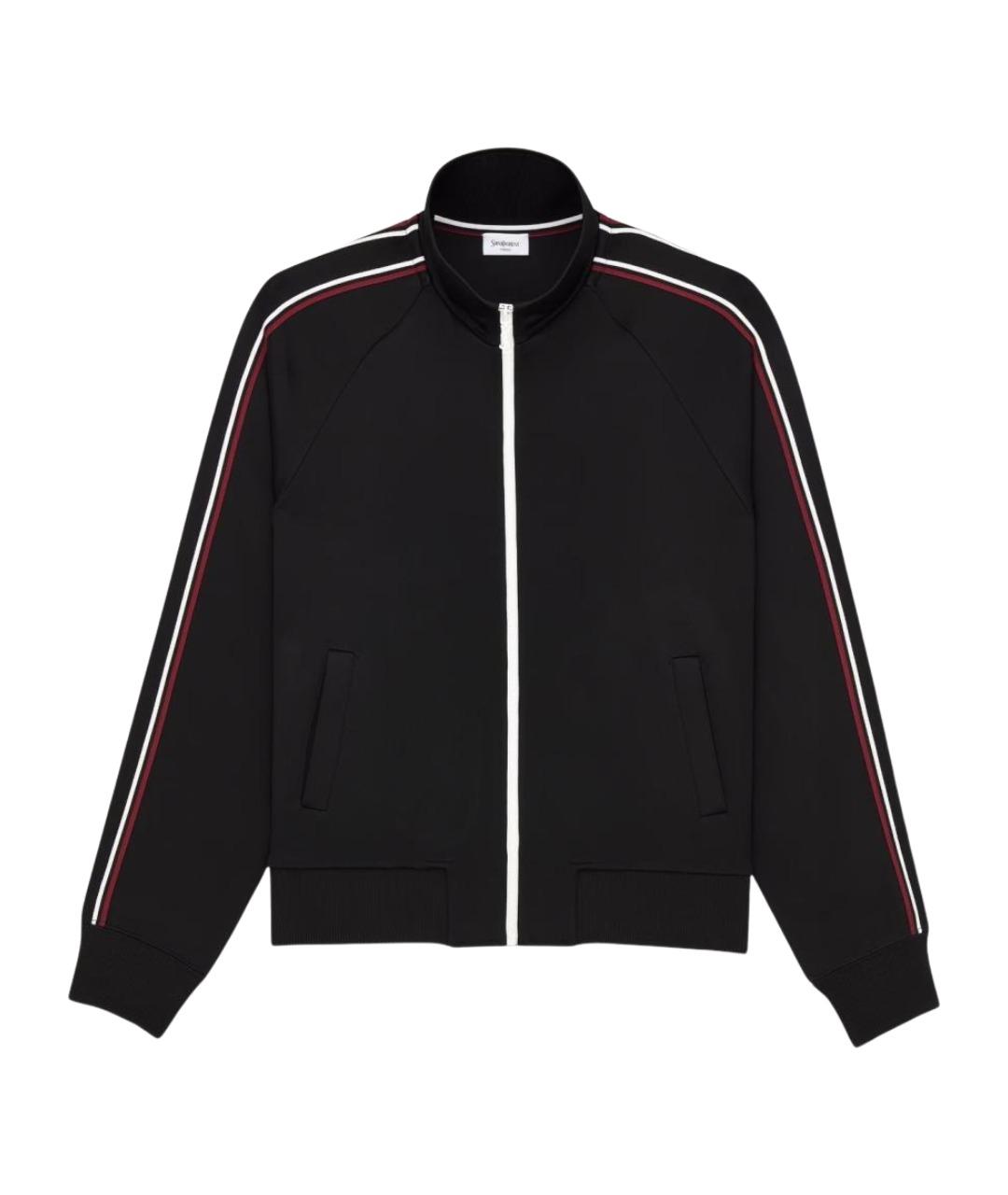 SAINT LAURENT Черная вискозная куртка, фото 1