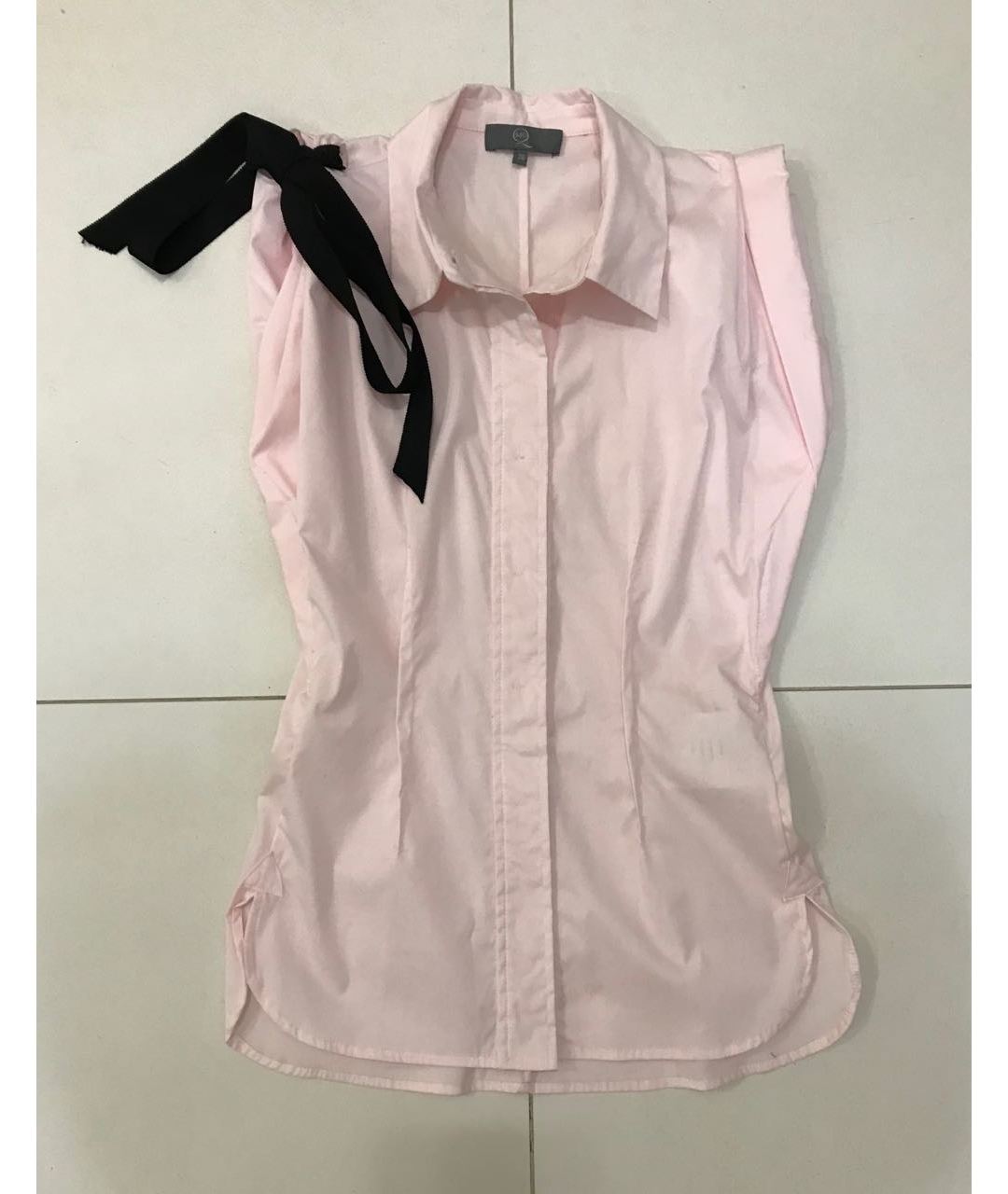 MCQ ALEXANDER MCQUEEN Розовая хлопко-эластановая рубашка, фото 5