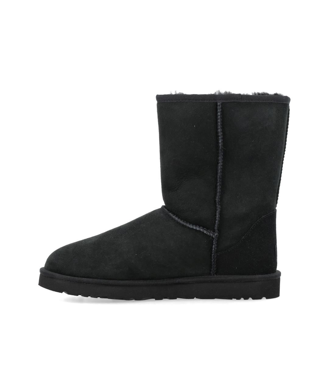 UGG Черные замшевые высокие ботинки, фото 3
