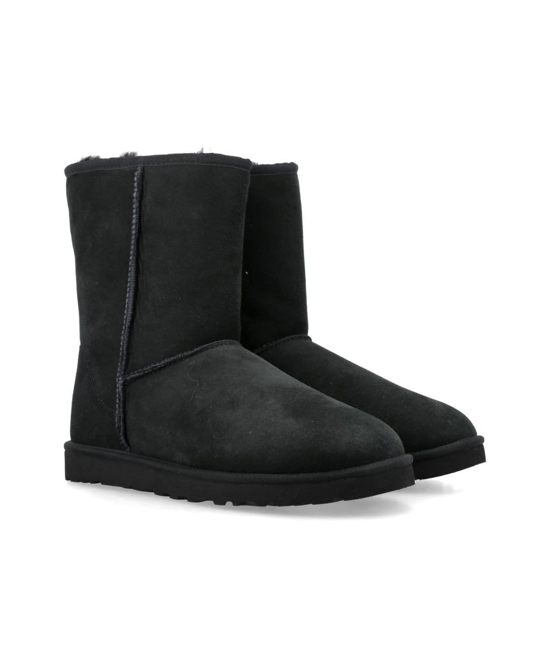UGG Черные замшевые высокие ботинки, фото 2
