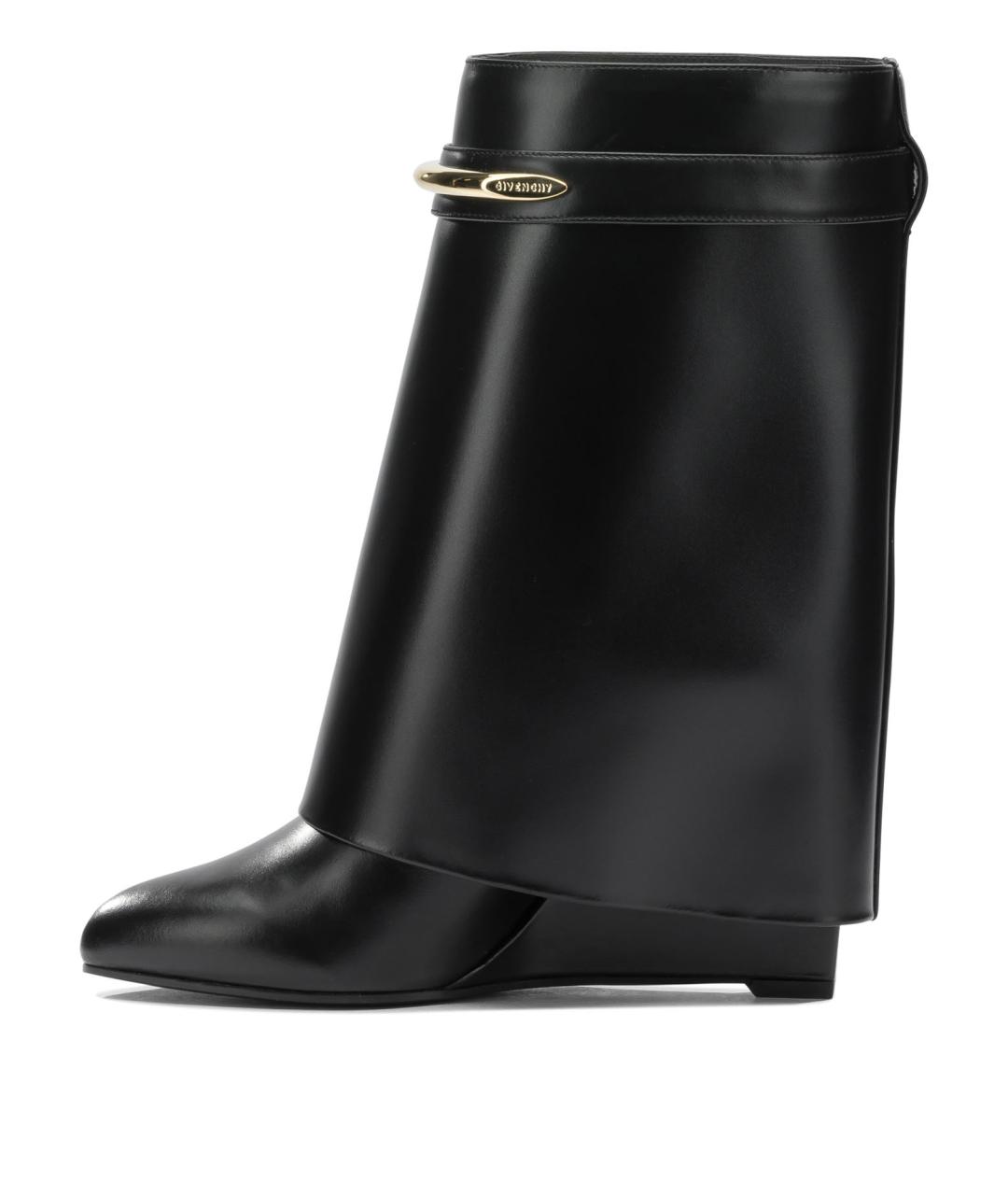 GIVENCHY Черные кожаные ботильоны, фото 5