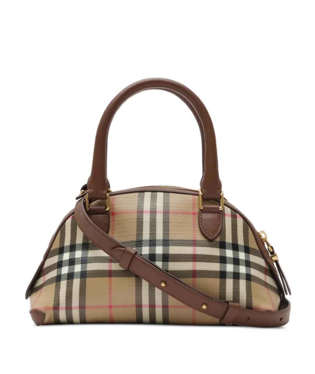 BURBERRY Бежевая сумка с короткими ручками, фото 2