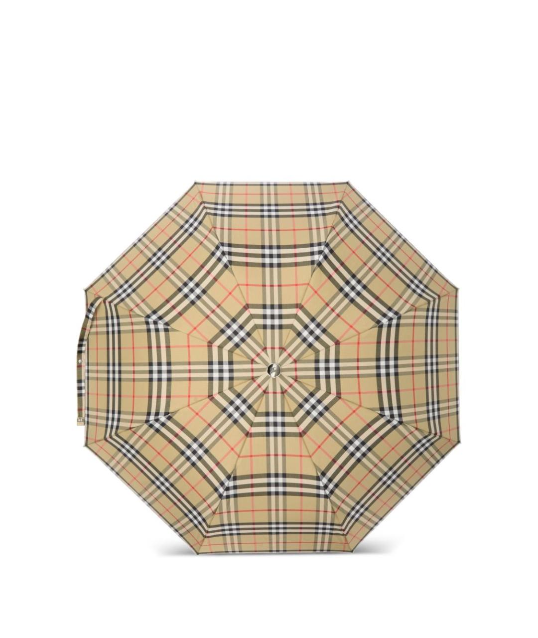BURBERRY Бежевый зонт, фото 3