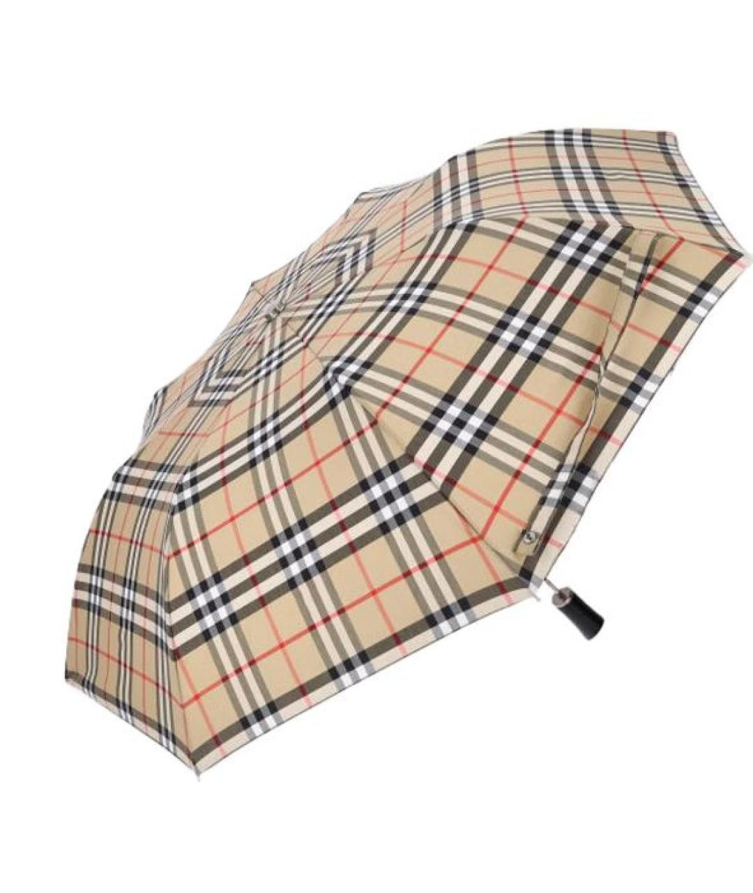 BURBERRY Бежевый зонт, фото 2