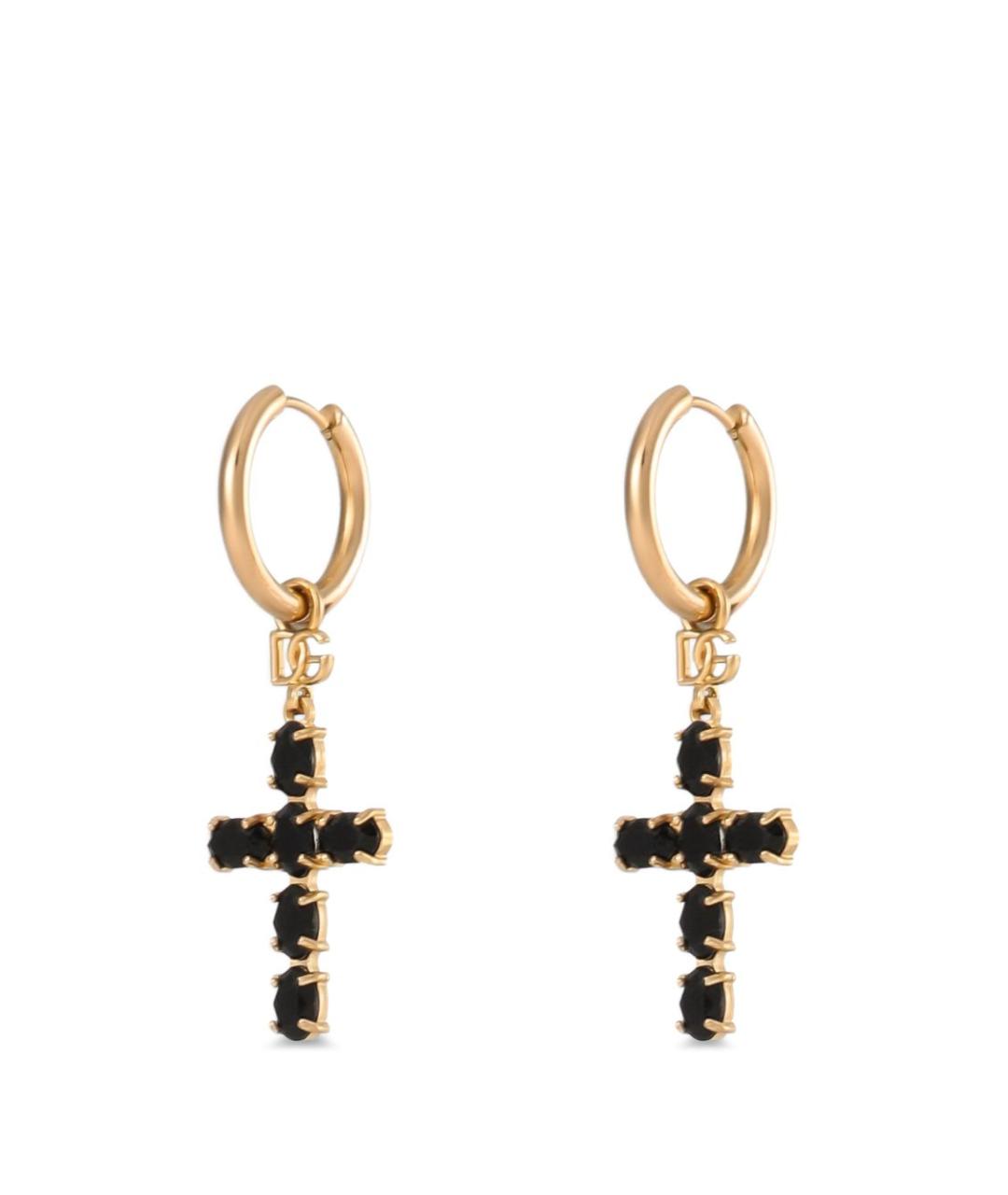 DOLCE&GABBANA Черные серьги, фото 4