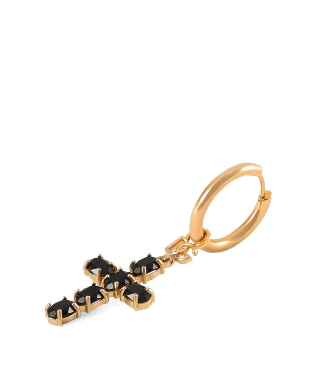 DOLCE&GABBANA Черные серьги, фото 2