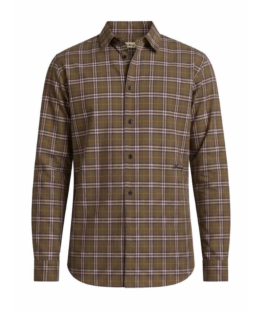 BURBERRY Мульти хлопковая кэжуал рубашка, фото 1