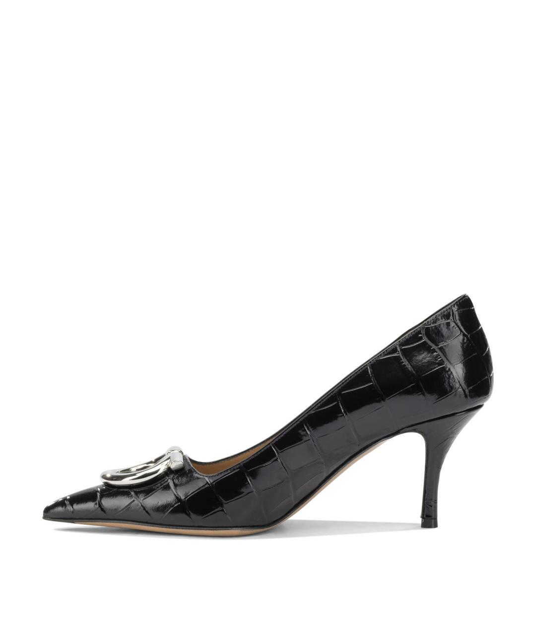 FERRAGAMO Черные кожаные туфли, фото 3