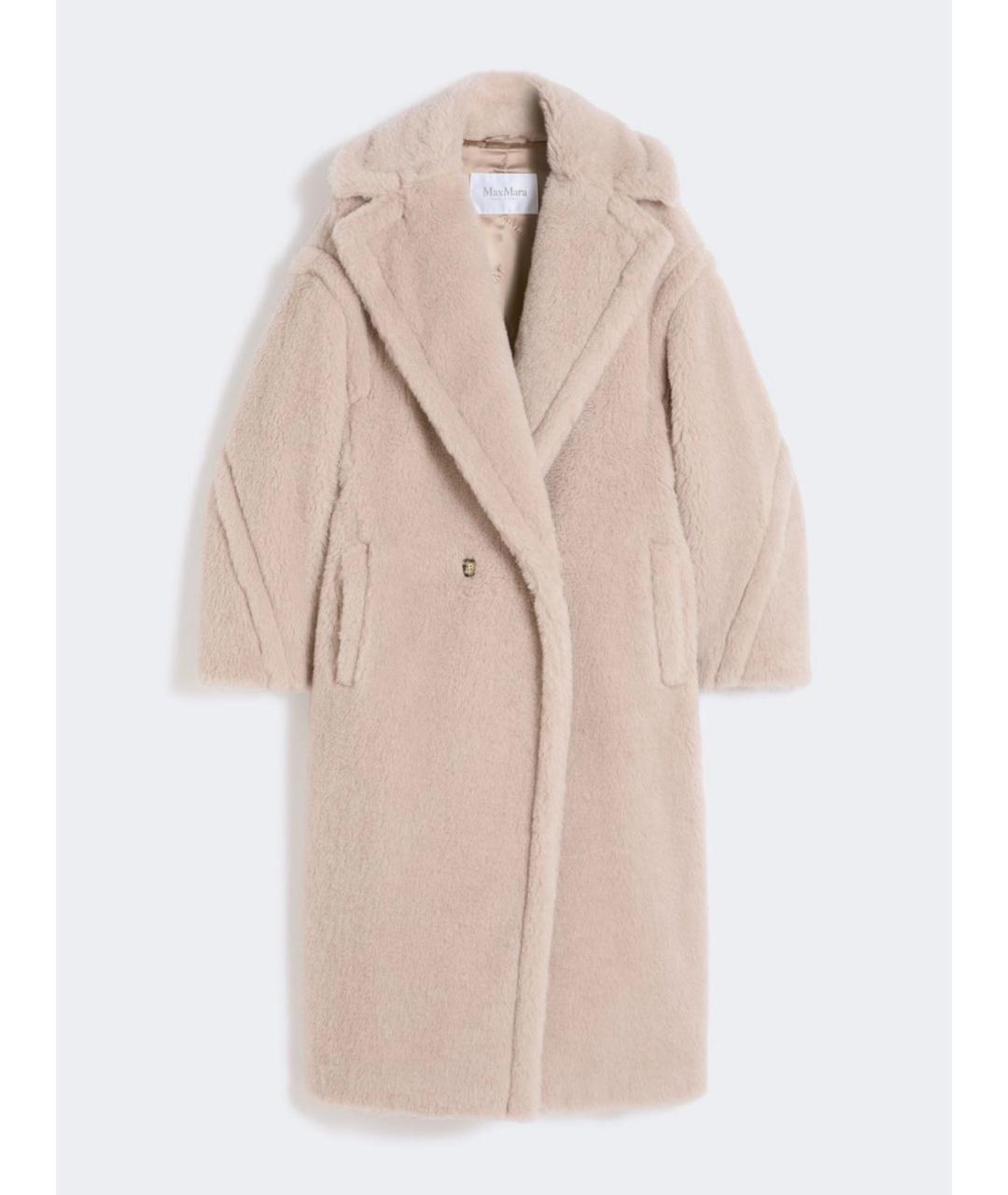 MAX MARA Бежевое шерстяное пальто, фото 1
