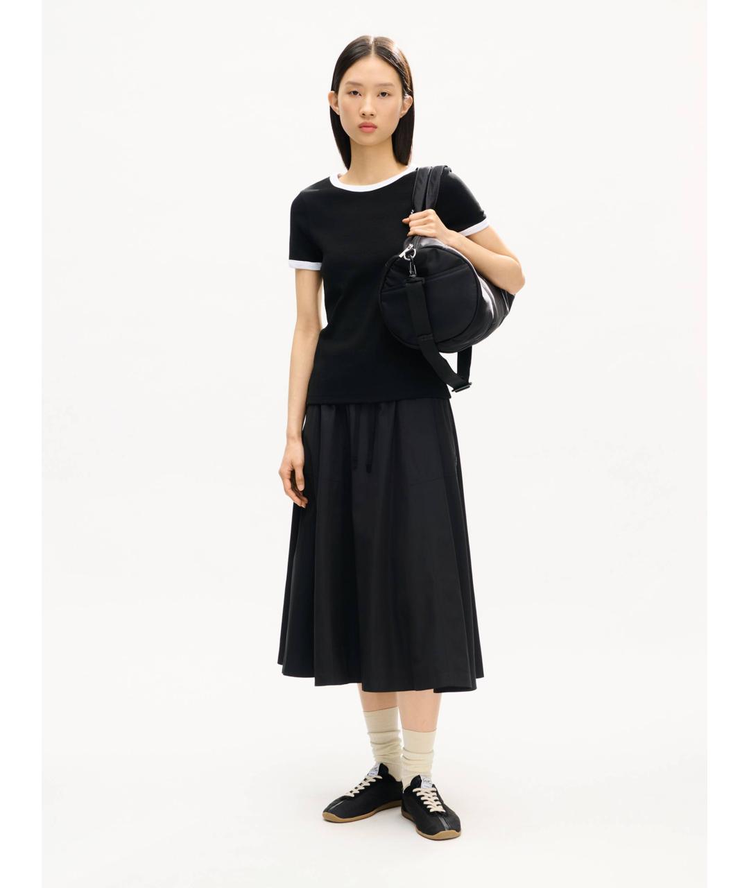 KENZO Черная хлопковая футболка, фото 2