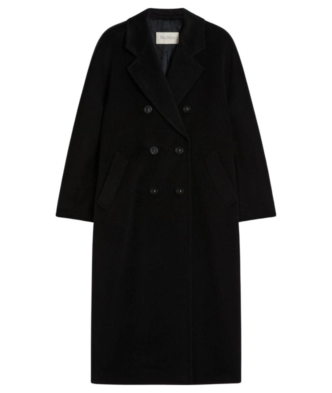 MAX MARA Черное шерстяное пальто, фото 1