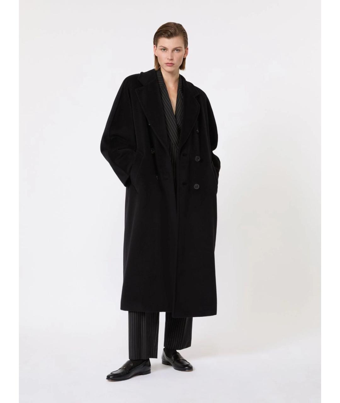 MAX MARA Черное шерстяное пальто, фото 3