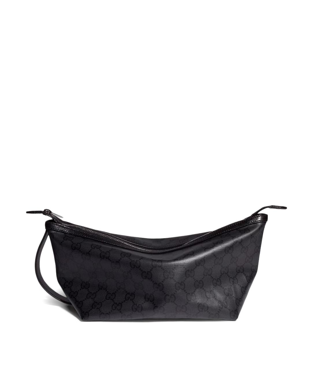 GUCCI Черная тканевая сумка на плечо, фото 1