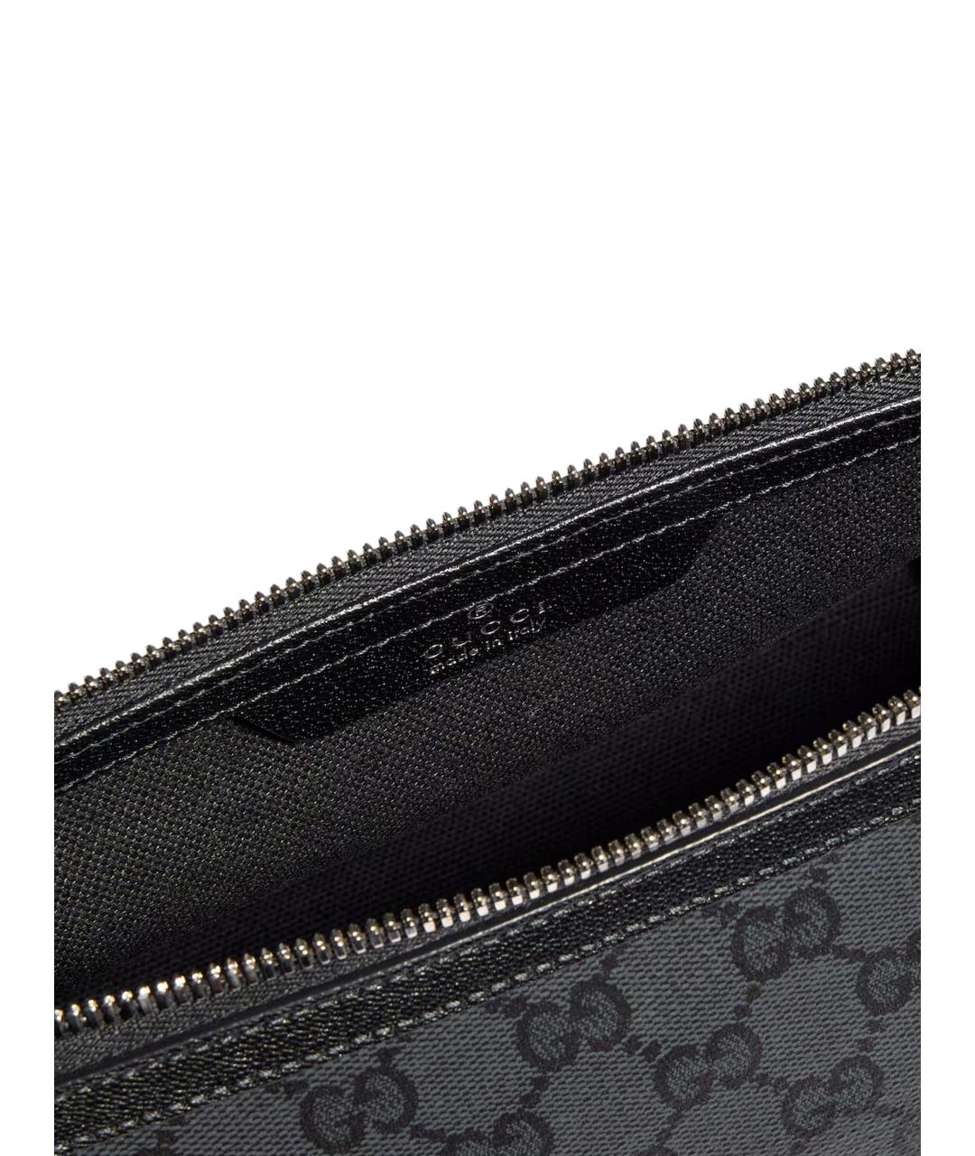 GUCCI Черная тканевая сумка на плечо, фото 3