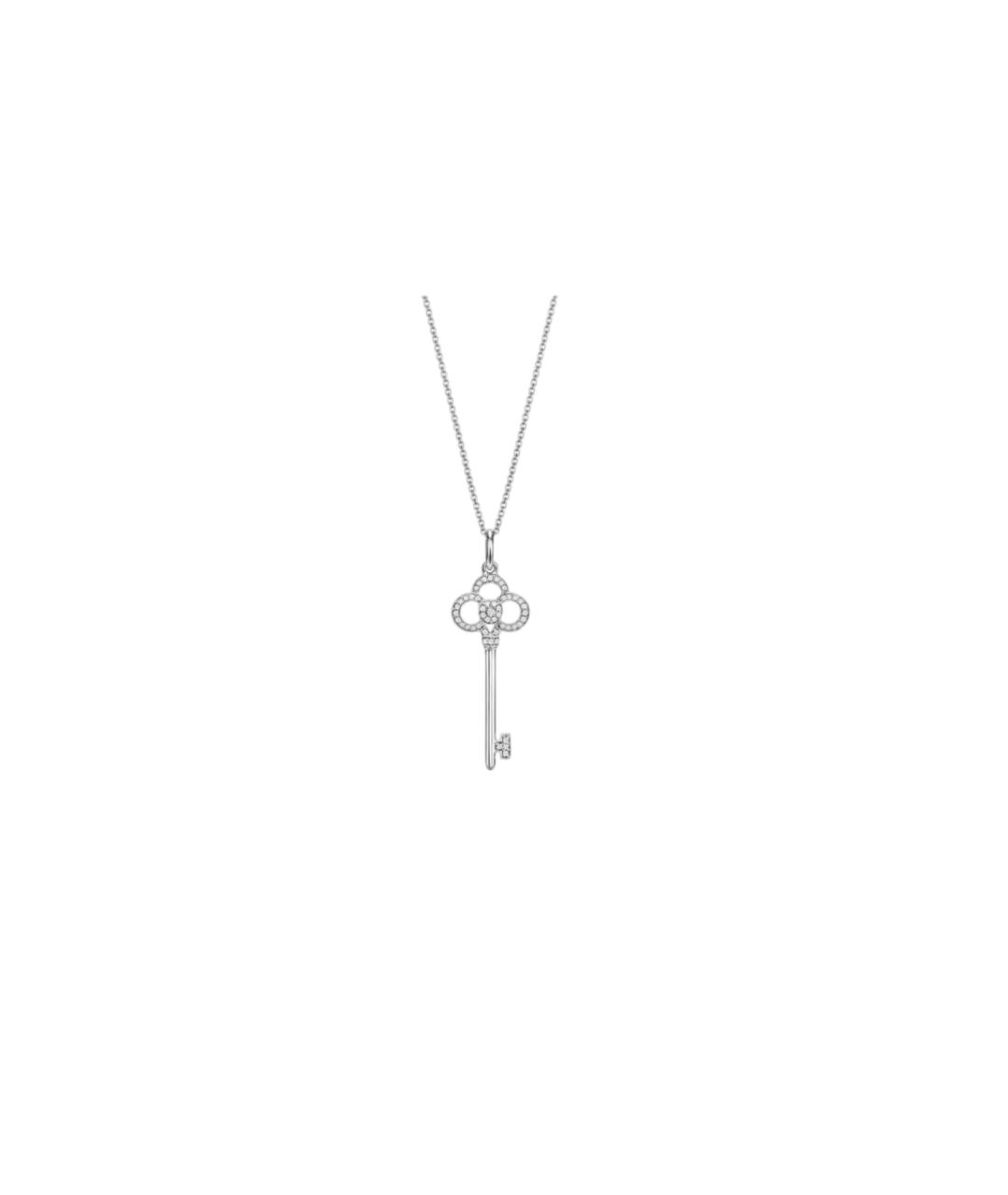 TIFFANY&CO Серебряное колье из белого золота, фото 6