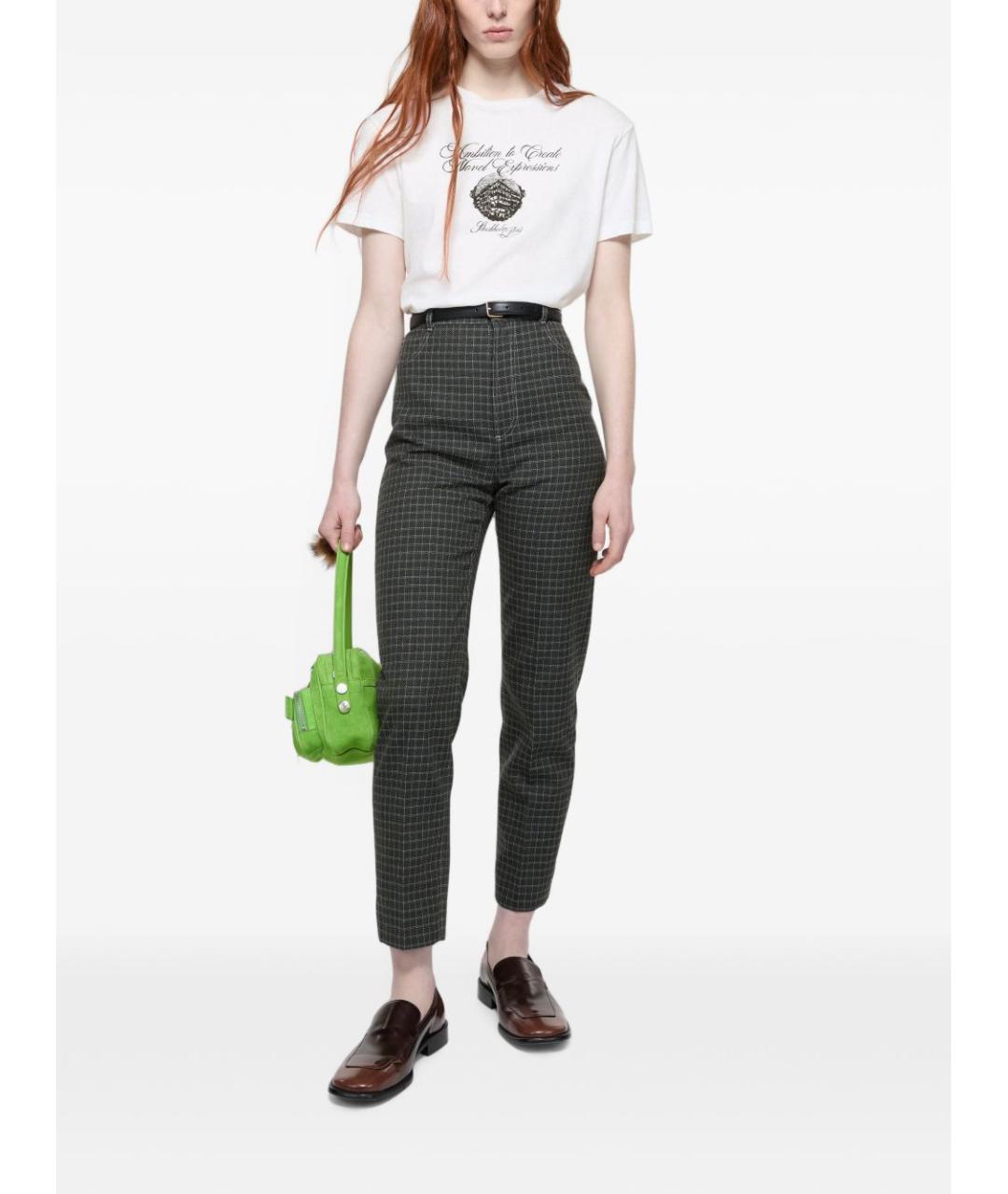 ACNE STUDIOS Белая хлопковая футболка, фото 3
