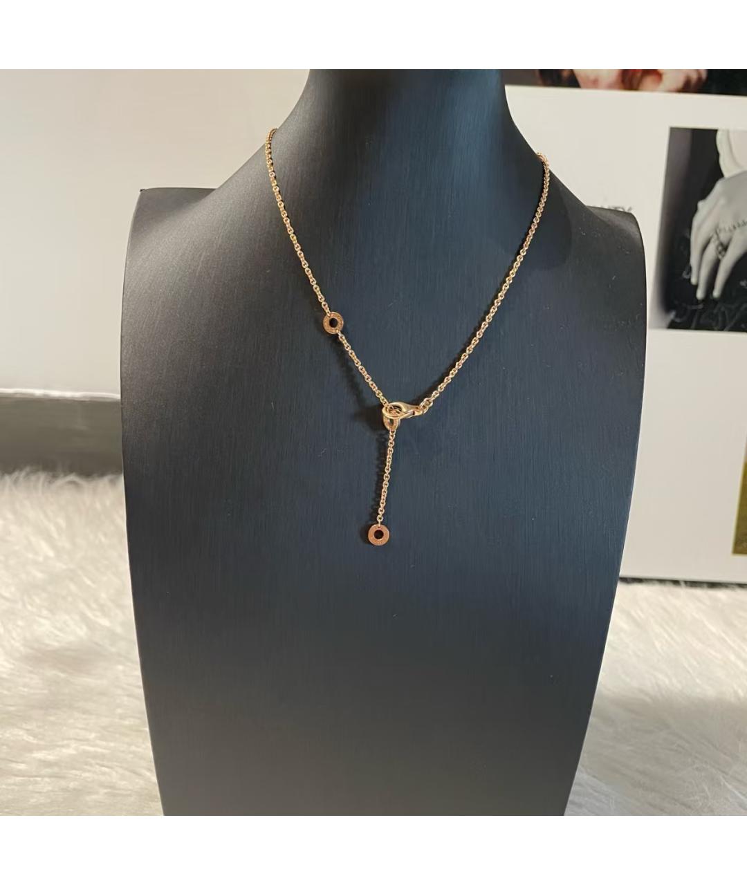 BVLGARI Золотая подвеска из розового золота, фото 3