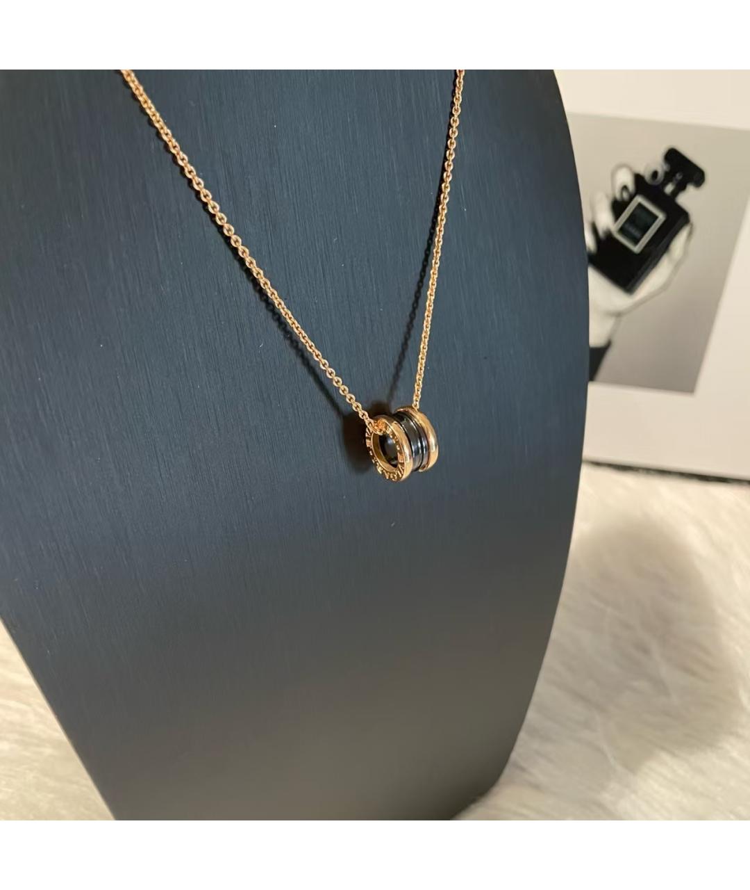 BVLGARI Золотая подвеска из розового золота, фото 4