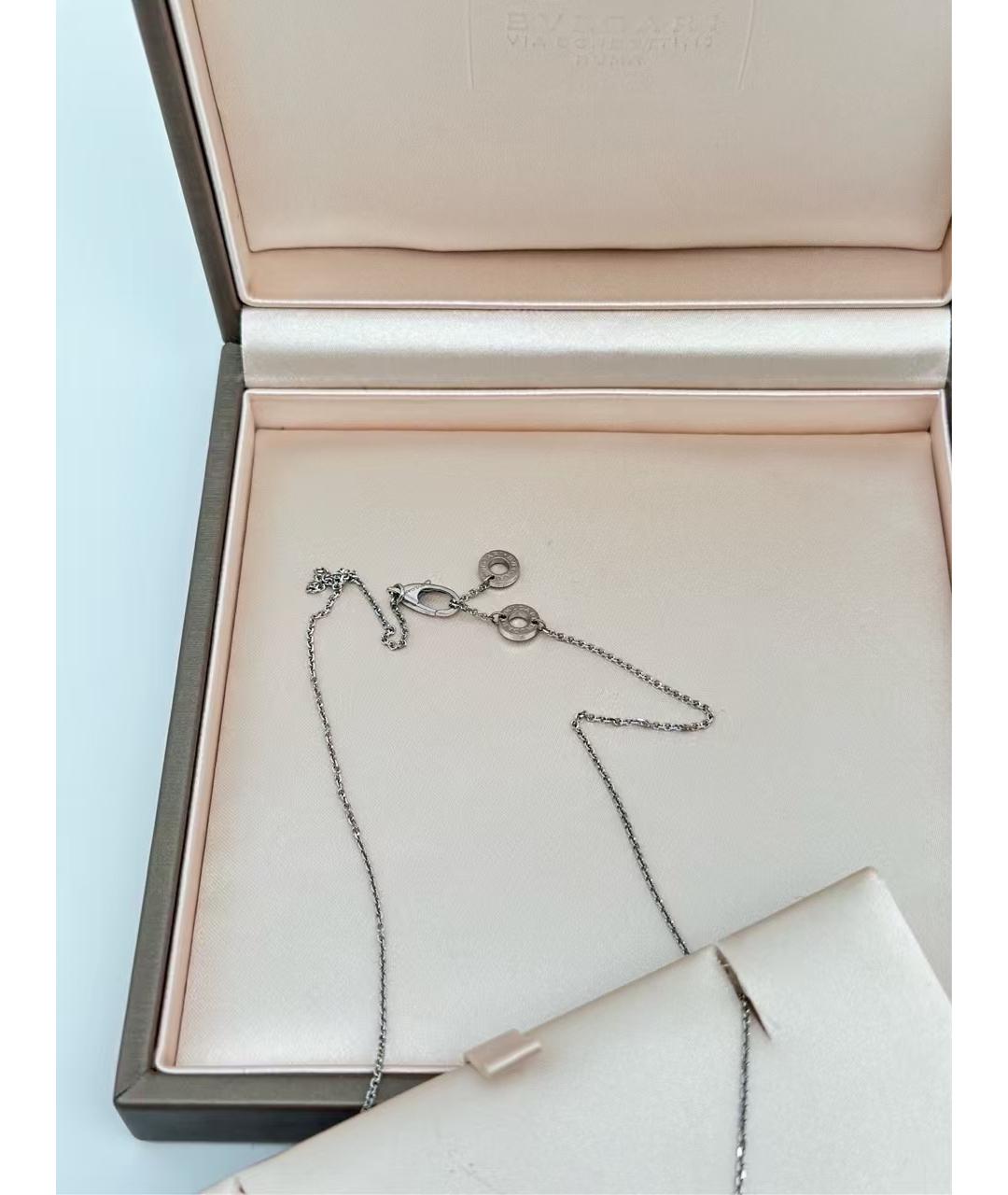 BVLGARI Серебряное колье из белого золота, фото 5