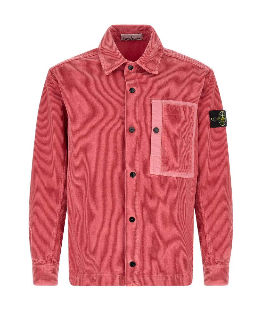 STONE ISLAND Розовая рубашка, фото 1