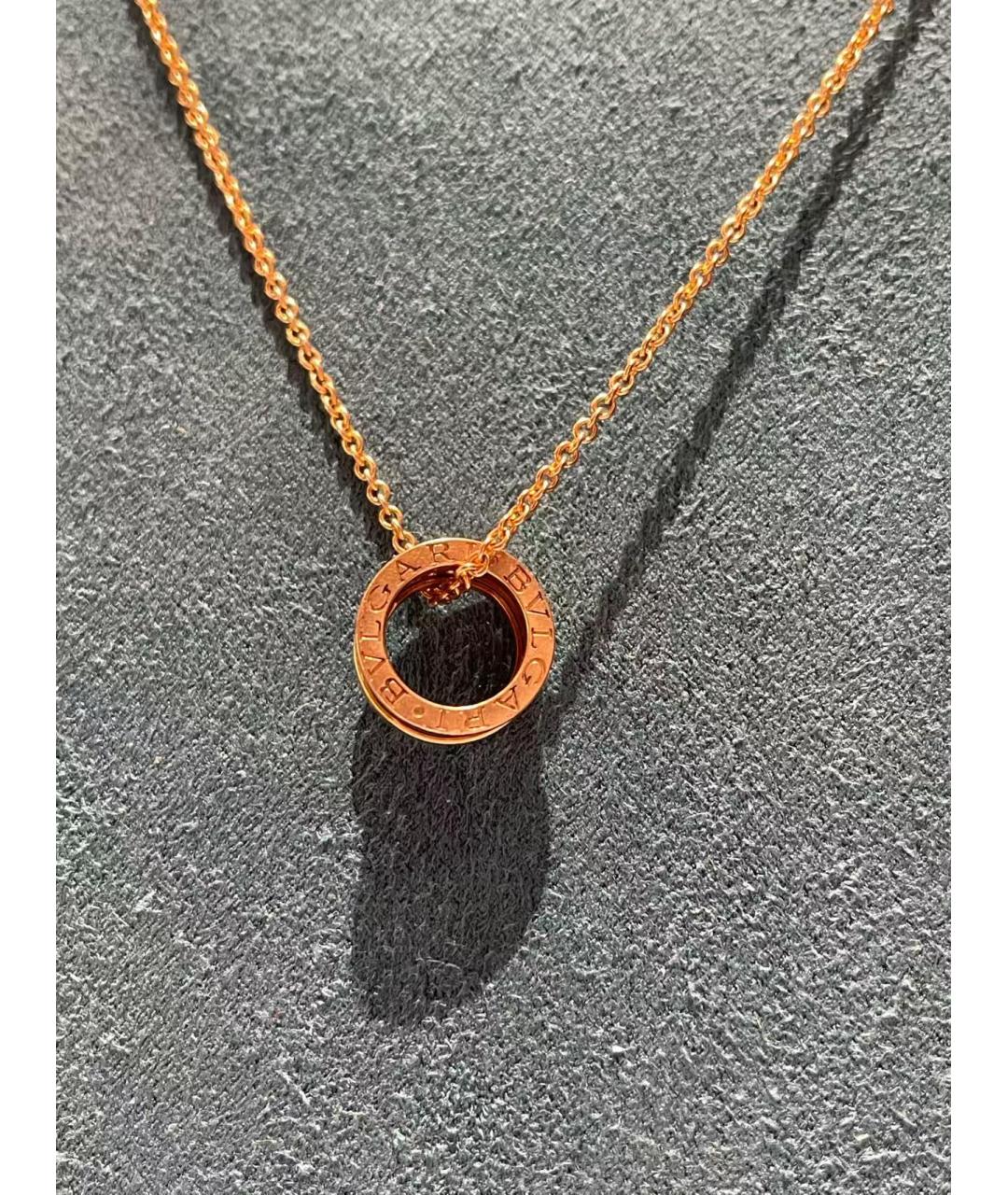 BVLGARI Золотое колье из розового золота, фото 3