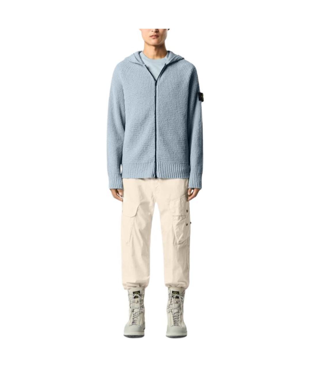 STONE ISLAND Серый джемпер / свитер, фото 4