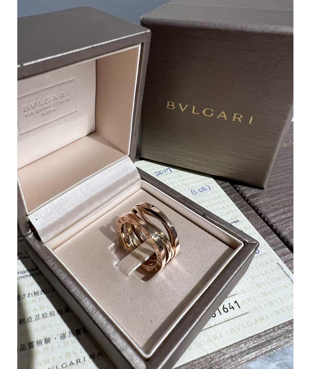 BVLGARI Золотое кольцо из розового золота, фото 2
