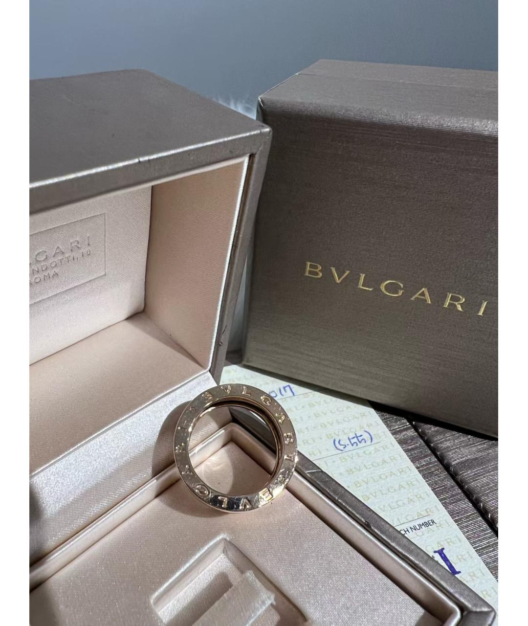 BVLGARI Золотое кольцо из розового золота, фото 3