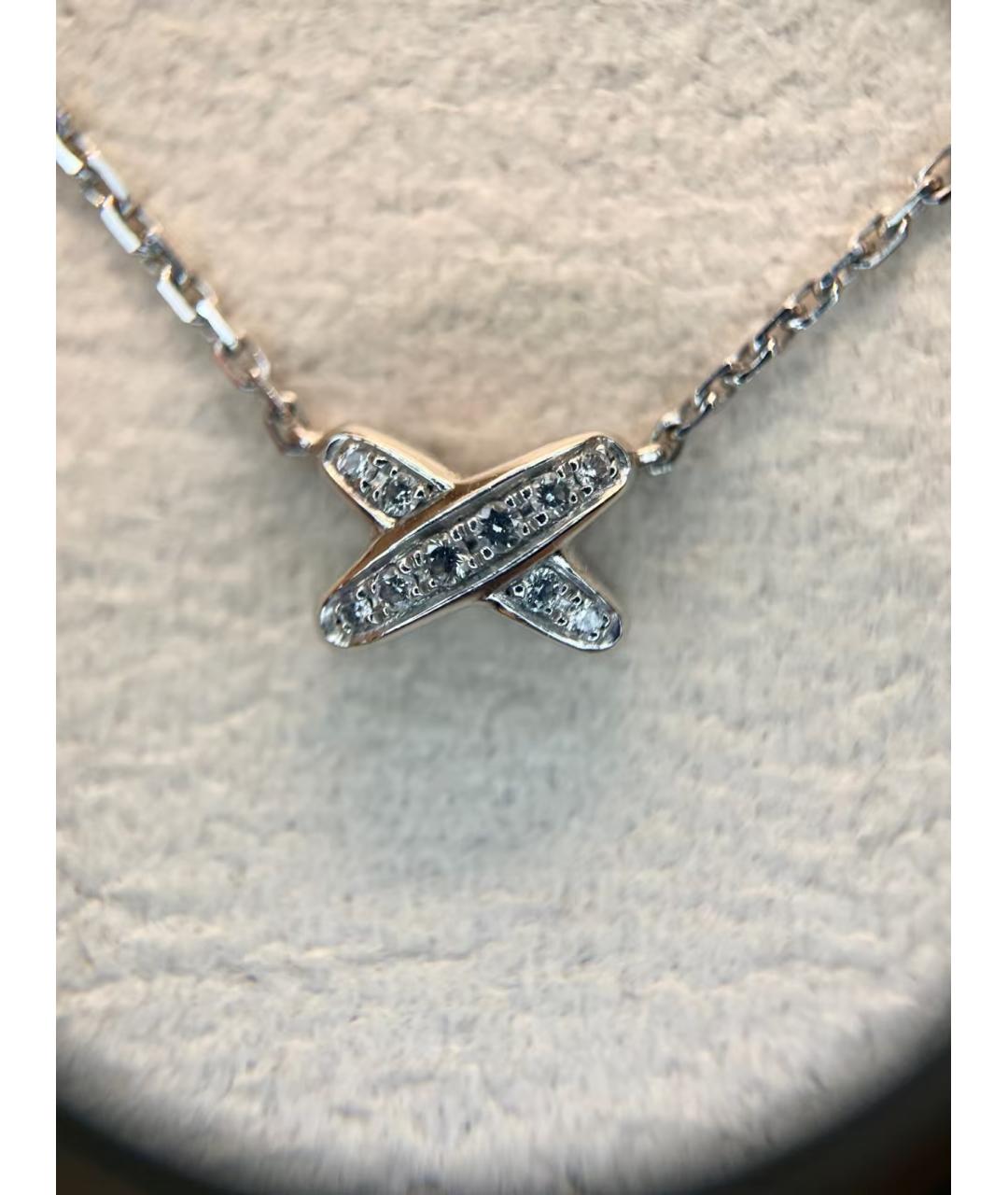 CHAUMET Серебряное колье из белого золота, фото 3