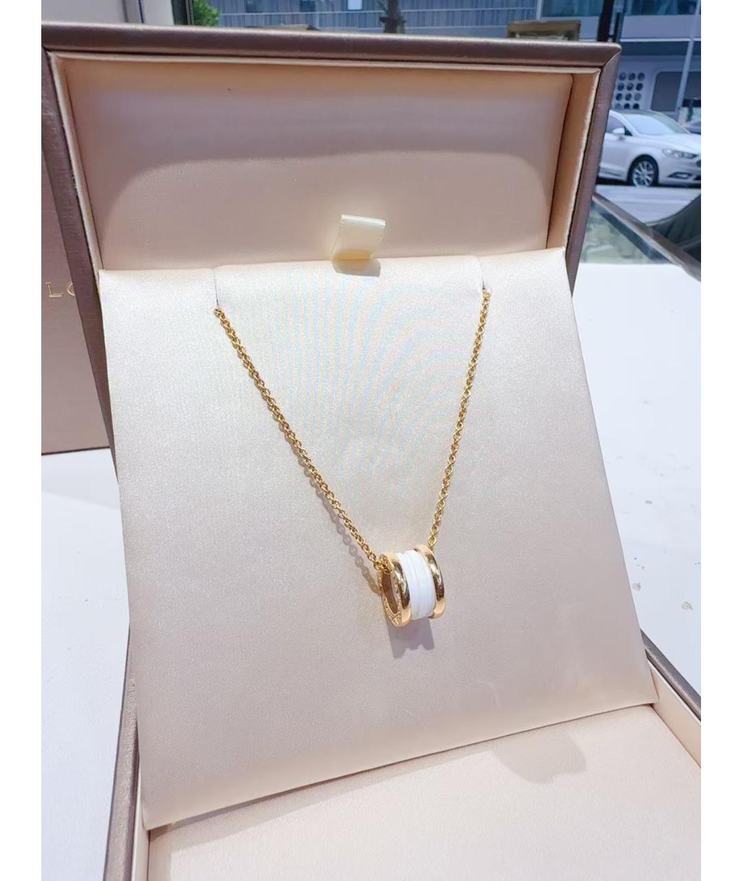 BVLGARI Белая подвеска, фото 2