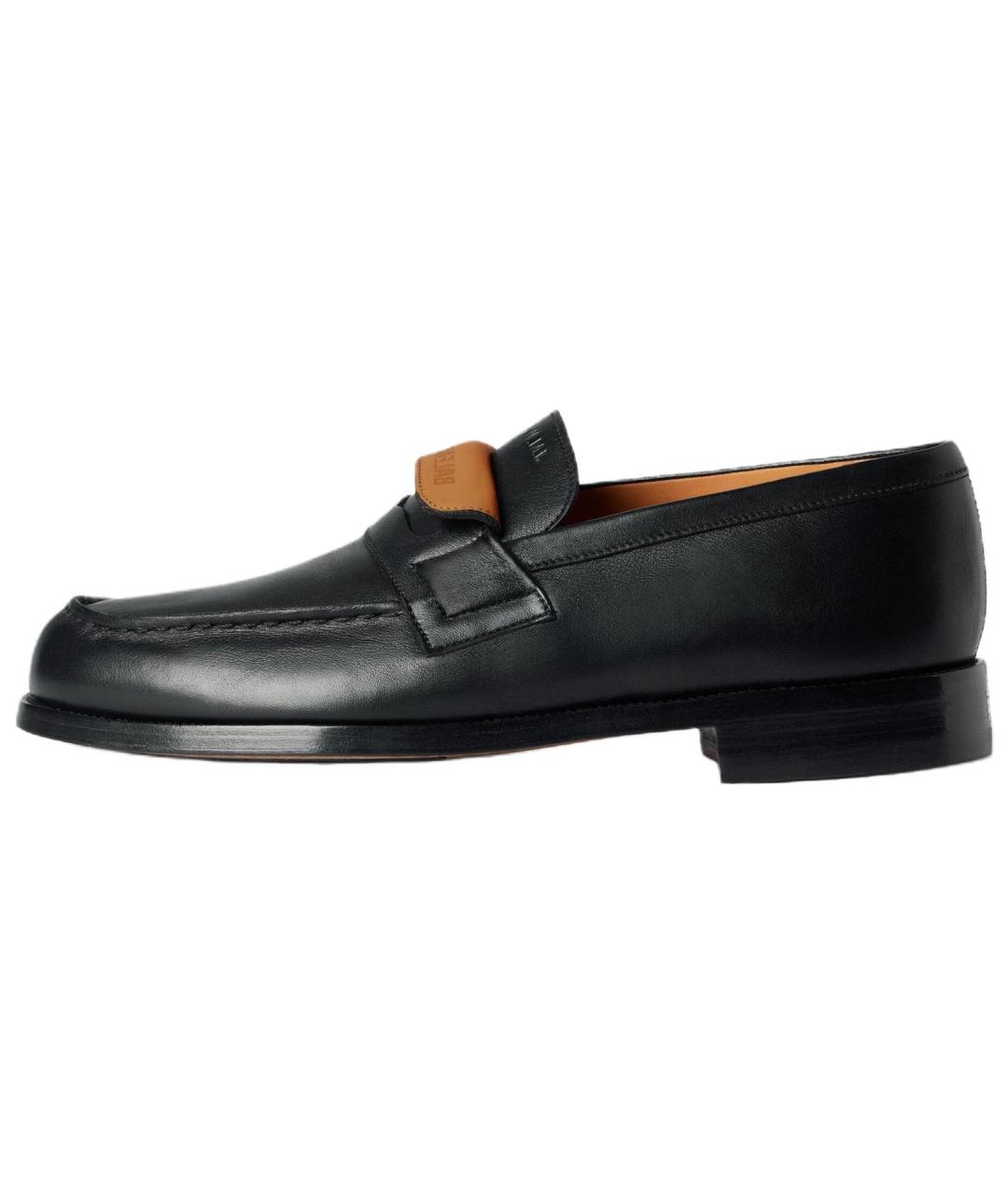 BALENCIAGA Черные кожаные лоферы, фото 2