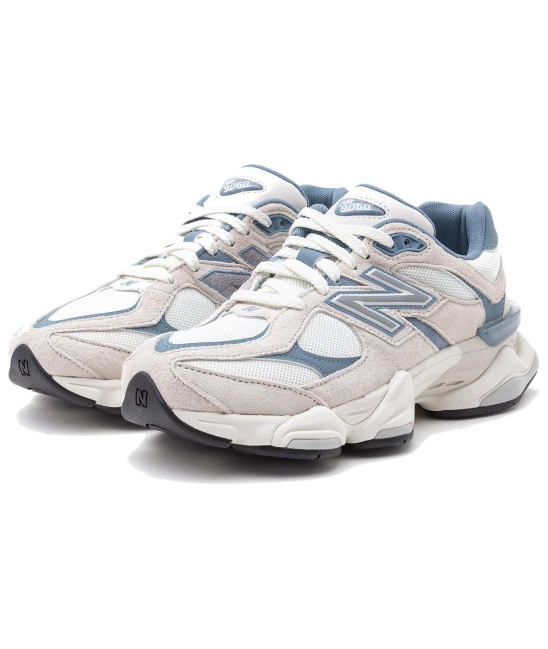 NEW BALANCE Бежевые замшевые низкие кроссовки / кеды, фото 2