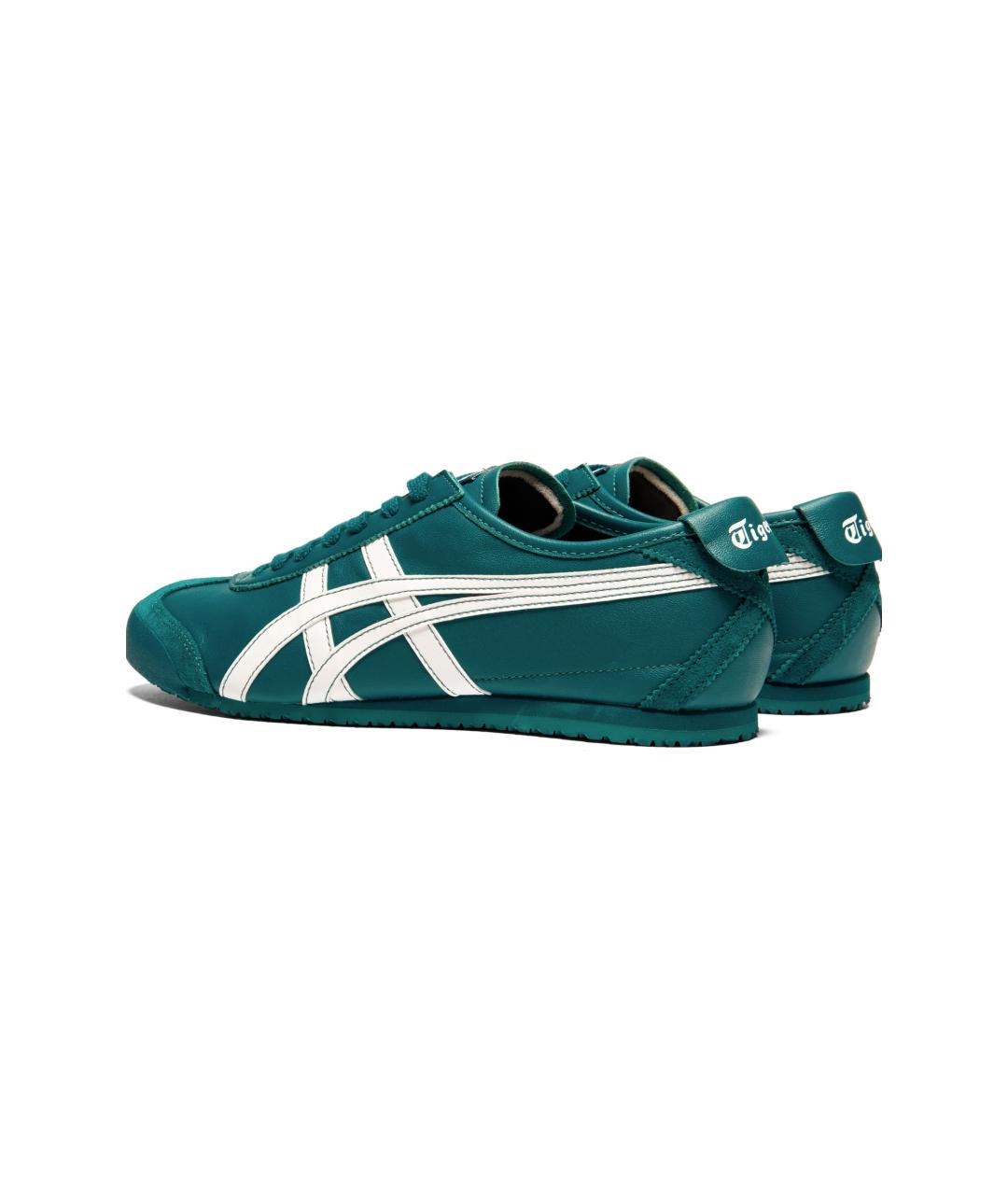 ONITSUKA TIGER Зеленые кожаные кроссовки, фото 4