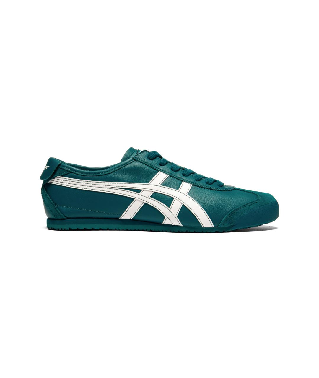 ONITSUKA TIGER Зеленые кожаные кроссовки, фото 2