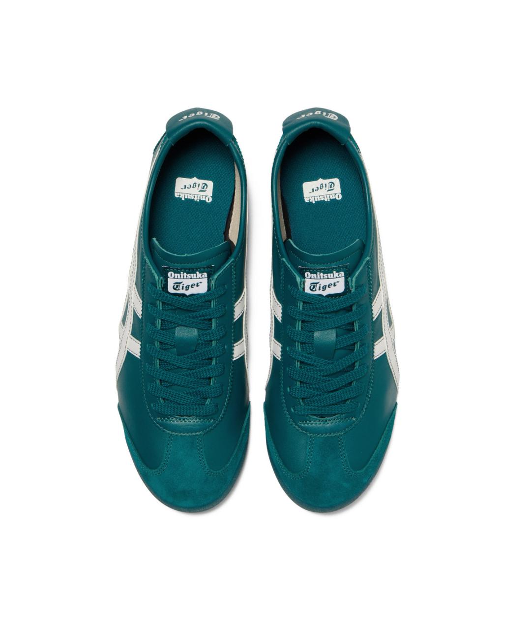 ONITSUKA TIGER Зеленые кожаные кроссовки, фото 6