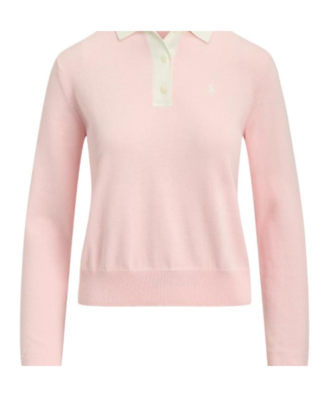 POLO RALPH LAUREN Розовый джемпер / свитер, фото 2