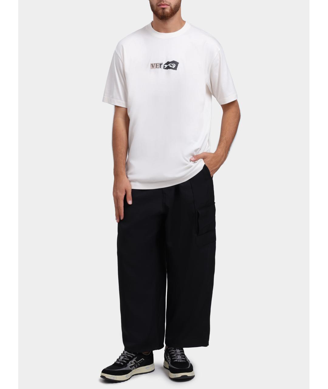 Y-3 Белая футболка, фото 2